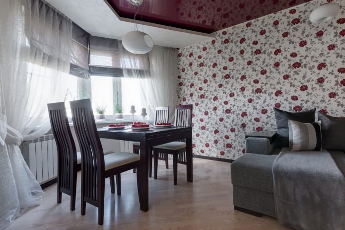 Vorhänge im Erker für das Wohnzimmer