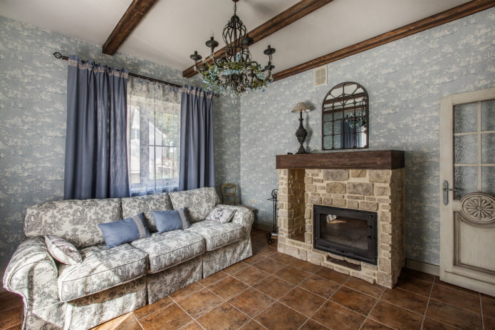 Wohnzimmer im Landhausstil