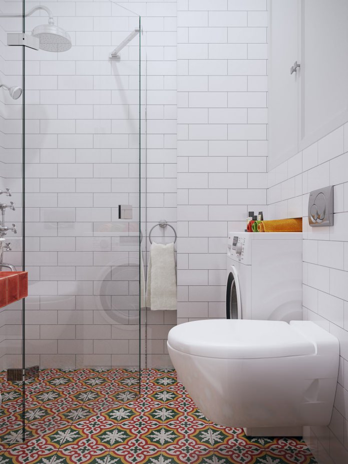 Badezimmergestaltung mit Dusche