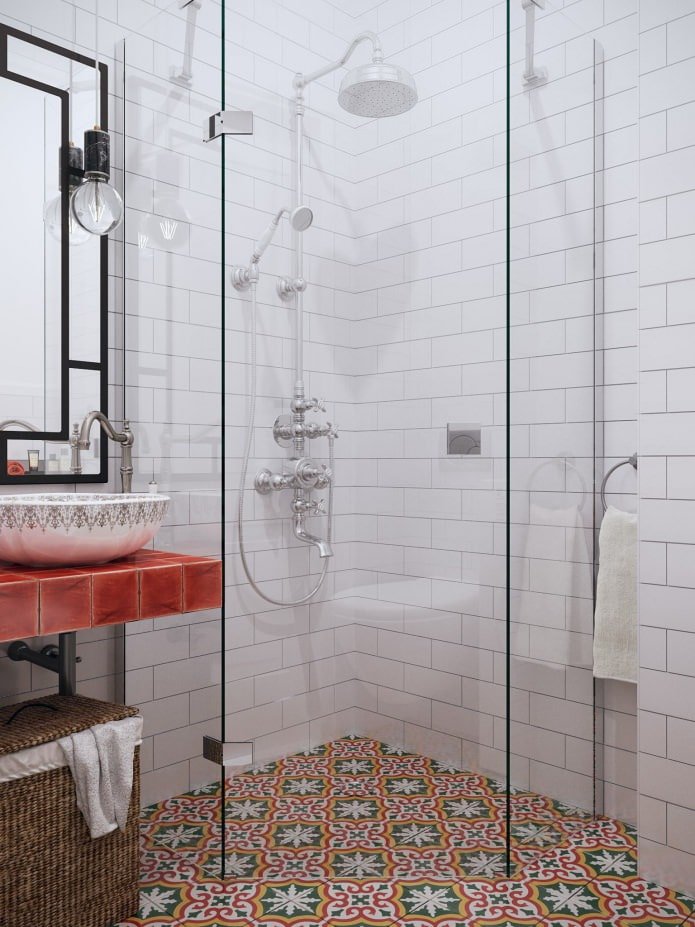 Badezimmergestaltung mit Dusche