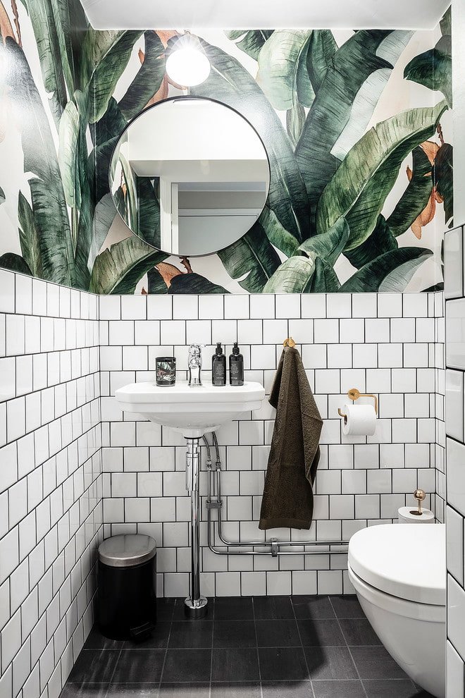 Badezimmer im Scandi-Stil
