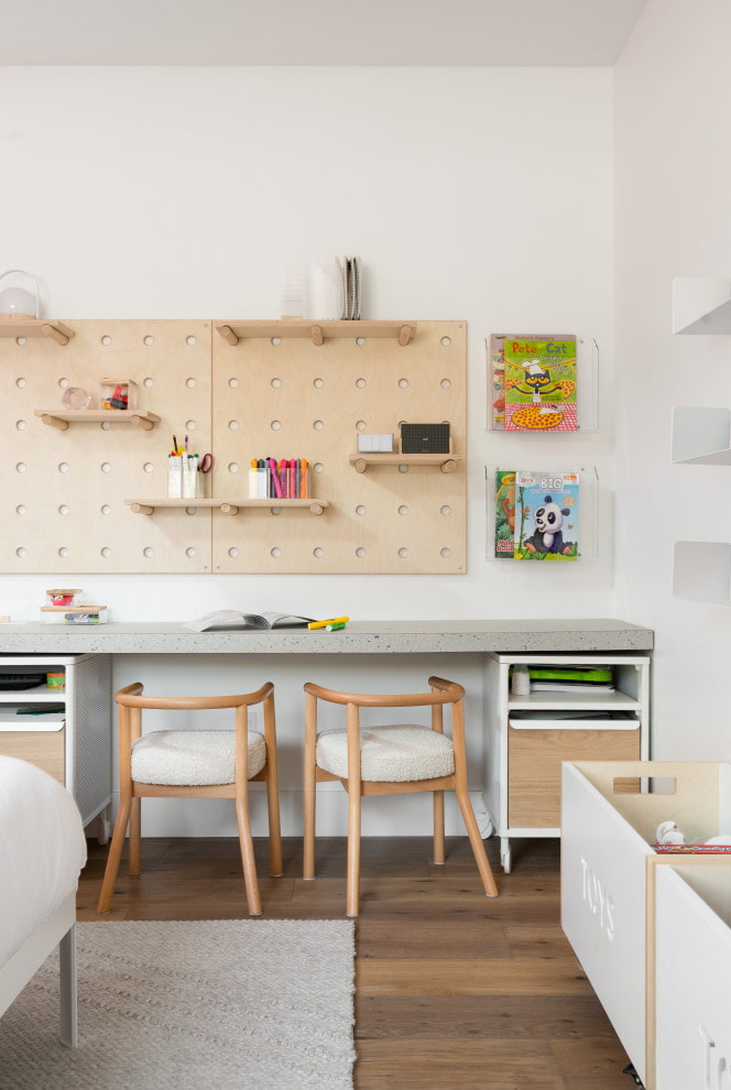 Kinderzimmer im skandinavischen Stil