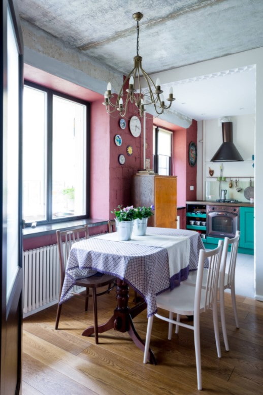 Karo-Tischdecke