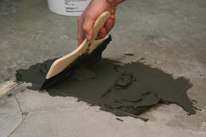 Bodenreparatur
