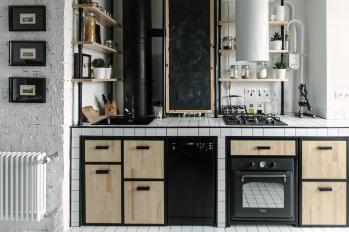 Gaskessel im Loft-Stil