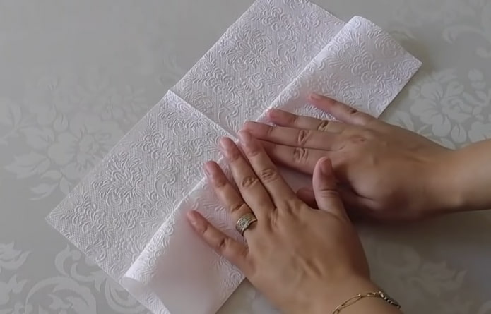 Serviette falten