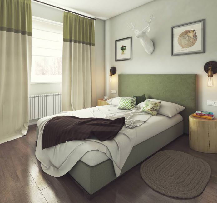 Schlafzimmerdesign 13 m².