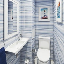 Modernes Design einer Zweizimmerwohnung von 52 Quadratmetern für eine Familie mit zwei Kindern-1