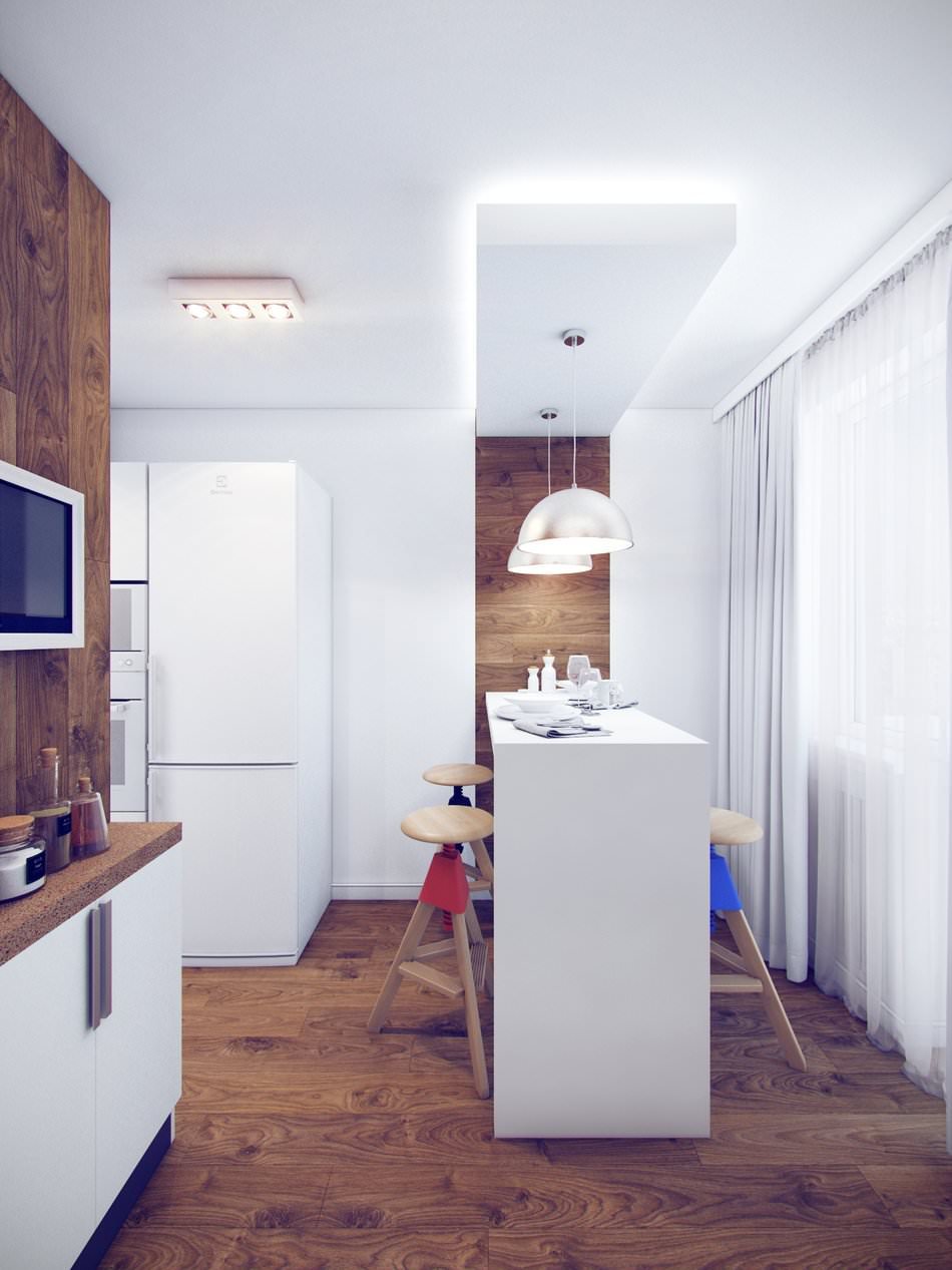 Küche in einer Zweizimmerwohnung