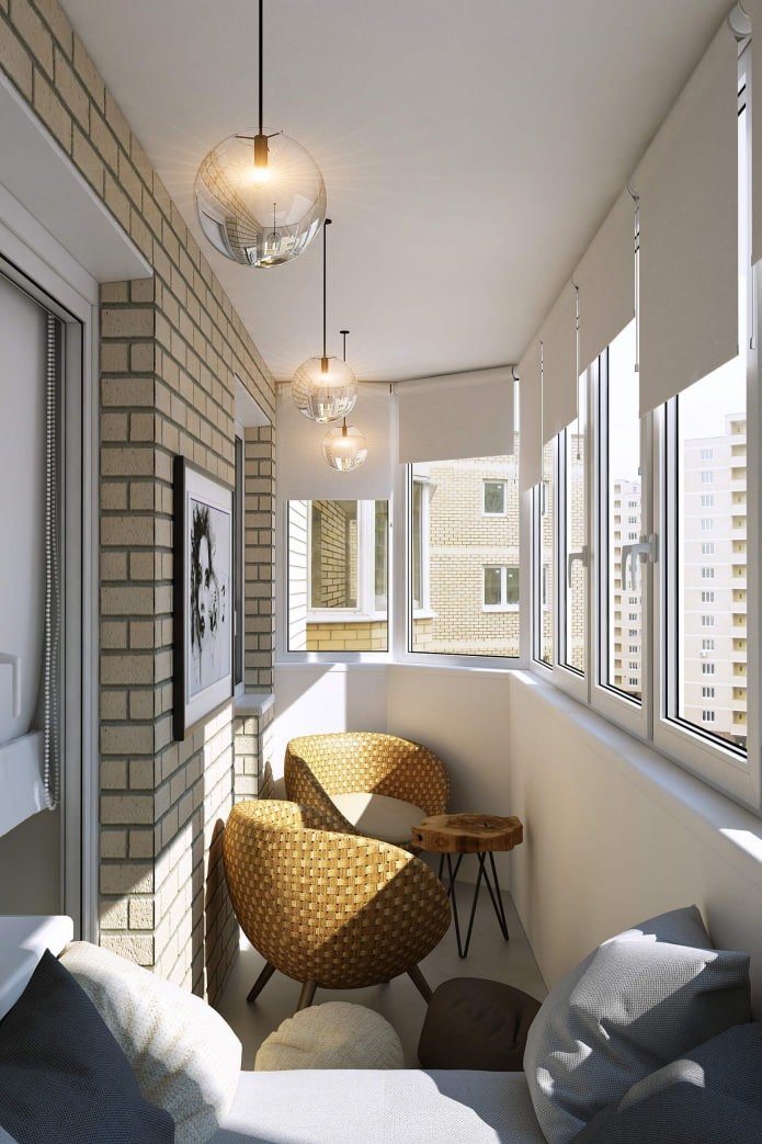 Design-Balkon mit Erholungsbereich 6,5 m².