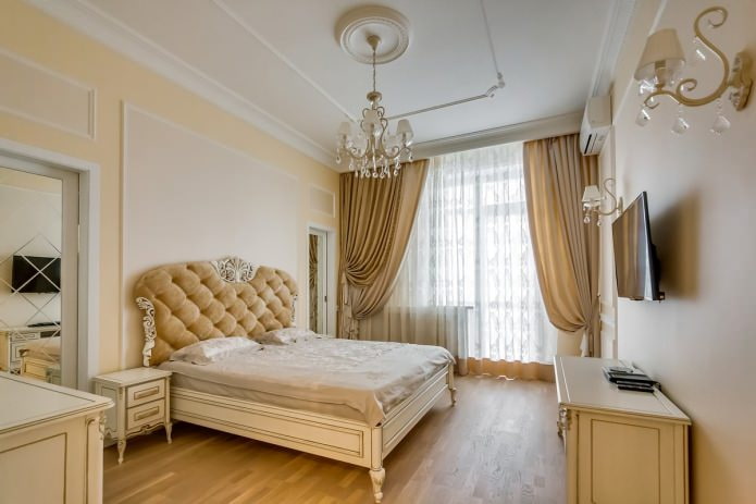 Wände im Schlafzimmer beige streichen
