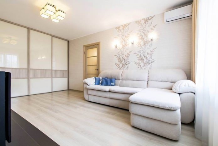 beige Tapete