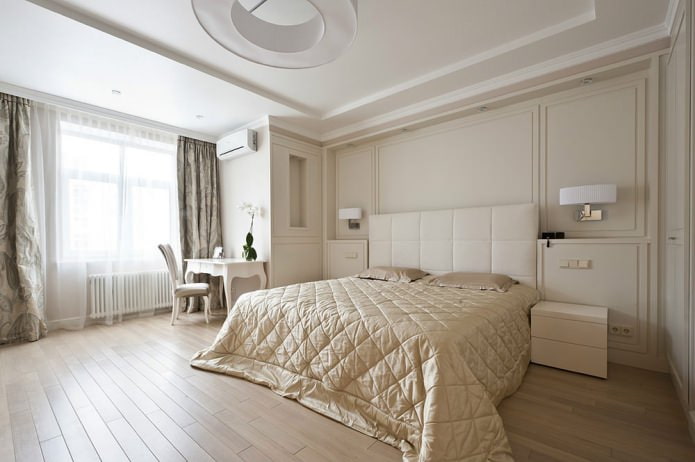 Beige Wände im Schlafzimmer