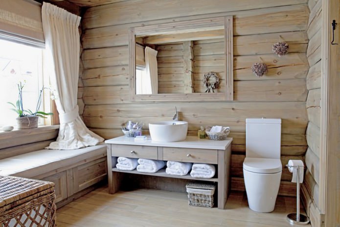 Badezimmer im Öko-Stil
