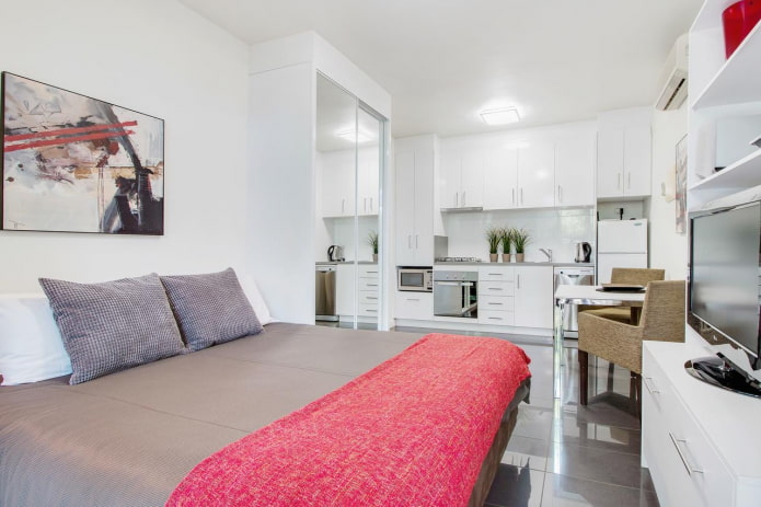 Küche-Schlafzimmer-Innenarchitektur