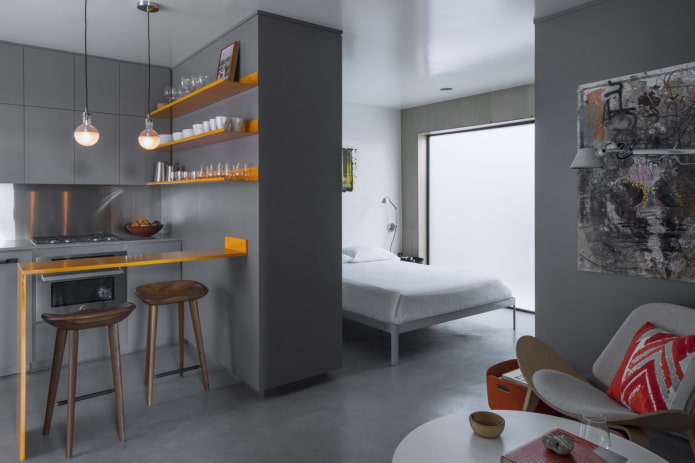 Küche-Schlafzimmer-Innenarchitektur