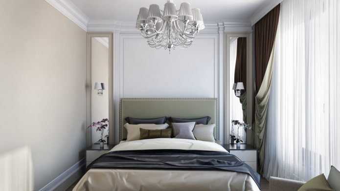 helles kleines Schlafzimmer