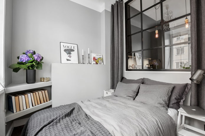 Schlafzimmer im Scandi-Stil