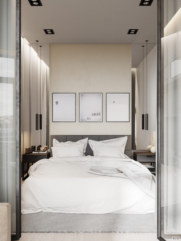 Schlafzimmer in einem Studio