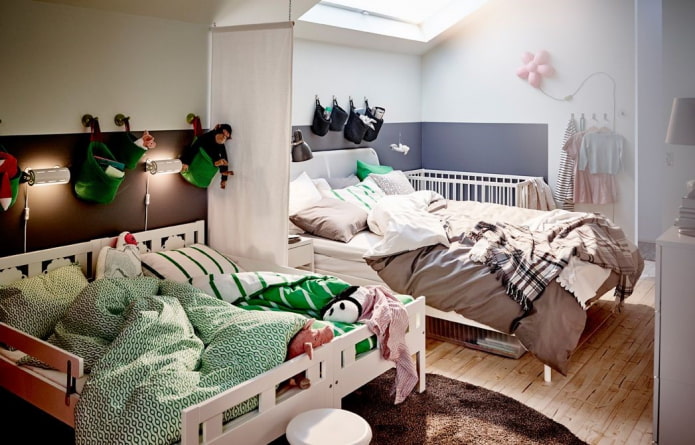 Kinderbereich im Elternschlafzimmer