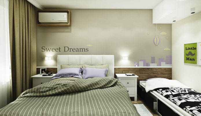 kleines Schlafzimmer
