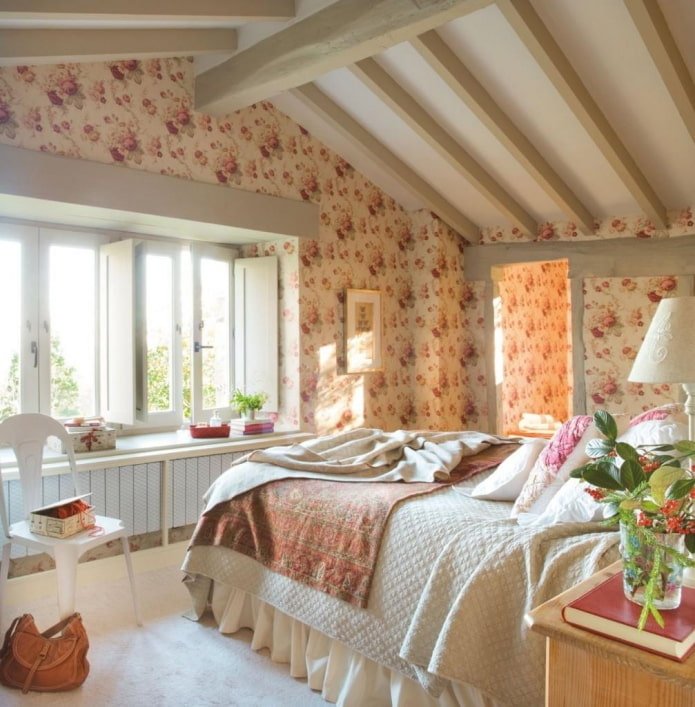 Schlafzimmer im Provence-Stil