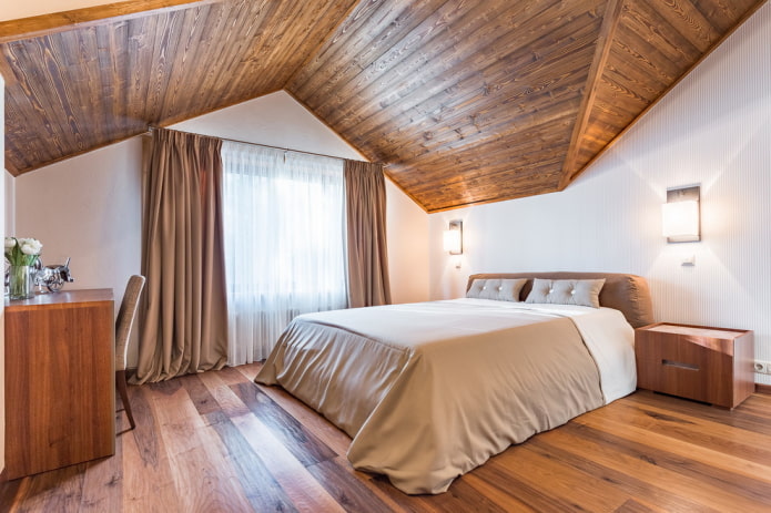 Dachgeschoss-Schlafzimmer-Dekoration
