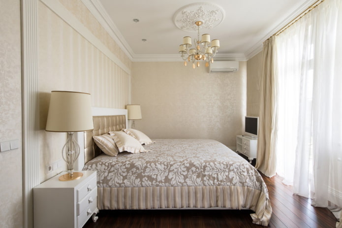 beiges Schlafzimmer