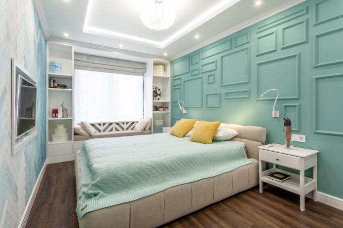 Schlafzimmer in Türkistönen