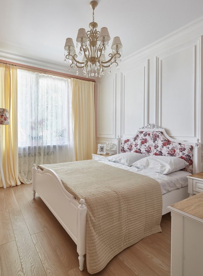 Bodenbelag in einem Schlafzimmer in einem Chruschtschow-Gebäude