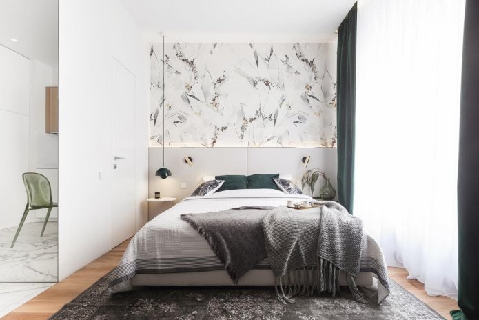 Schlafzimmer im Scandi-Stil