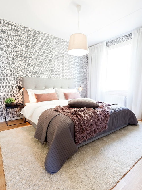ungewöhnliche Tapete für das Schlafzimmer