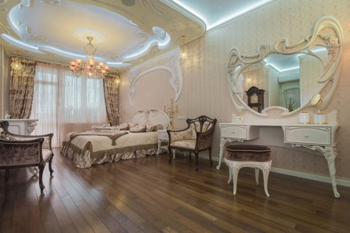 Schlafzimmer in Sandtönen