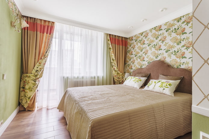 Schlafzimmerdekoration im Provence-Stil