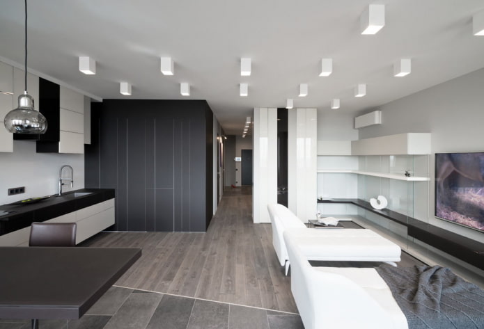 Deckenstrahler in der Innenarchitektur