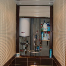 So schließen Sie die Rohre im Badezimmer, lassen sie aber schnell zugänglich-3