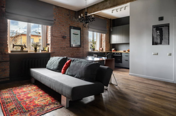 Stalinka im Loft-Stil
