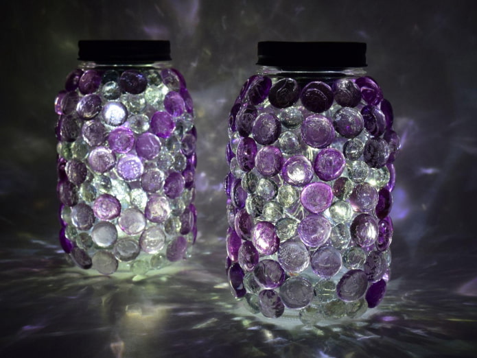 Lampe aus einem Glas