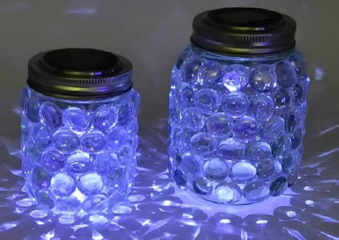 Lampe aus einem Glas