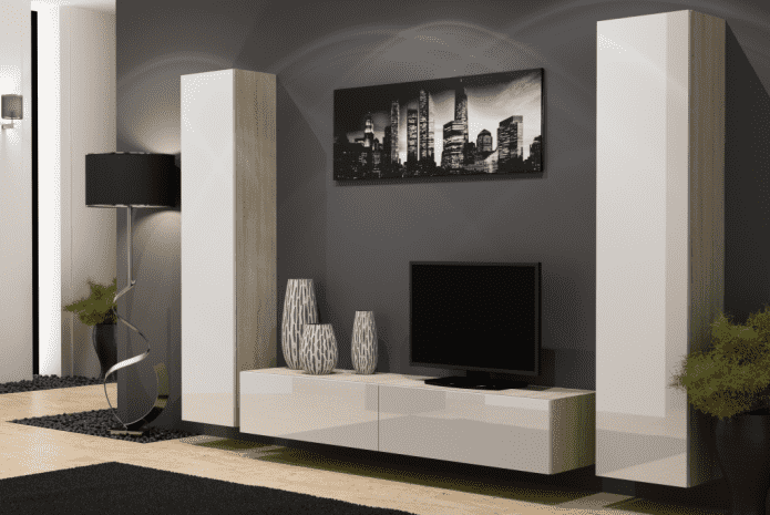 Wandgestaltung im Wohnzimmer