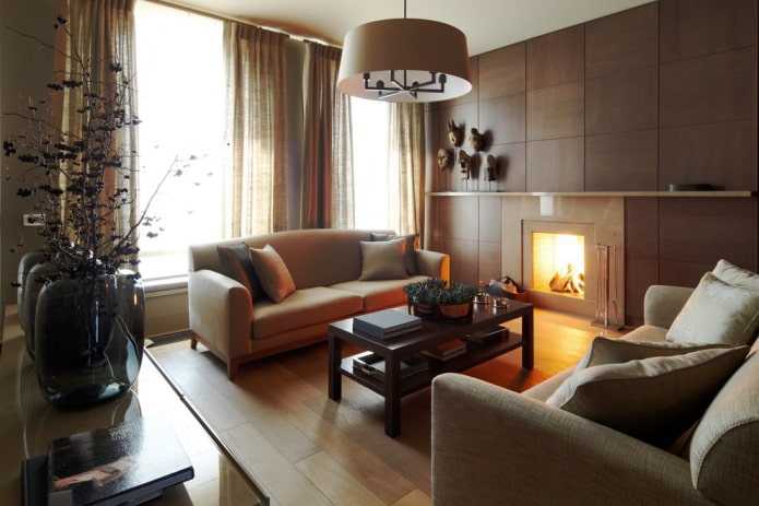 Holzwanddekoration