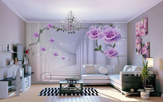 LED 3D-Tapete