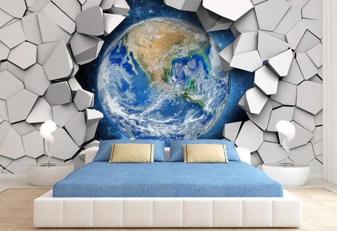 Tapete im Schlafzimmer