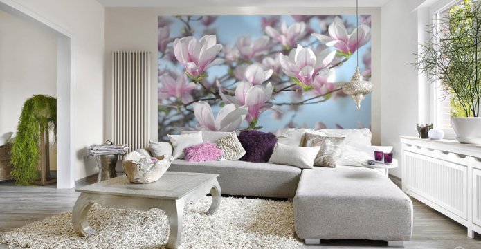 Fototapete mit Blumen