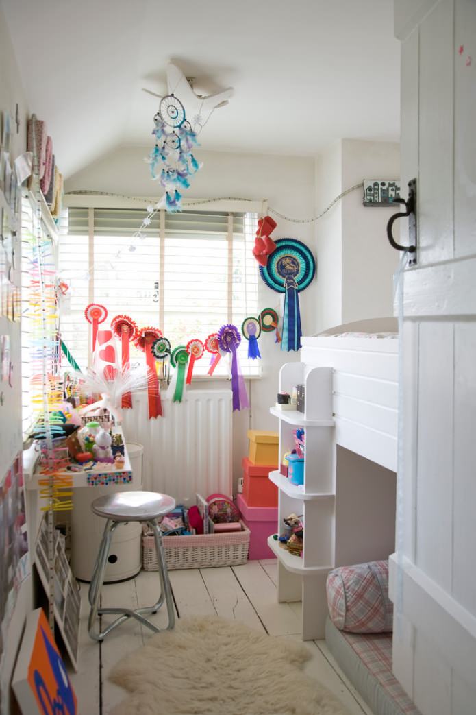 Boho-Stil im Interieur des Kinderzimmers