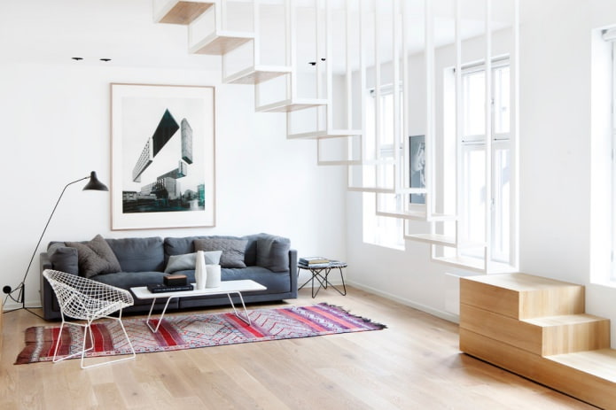 Minimalismus im Wohnzimmer