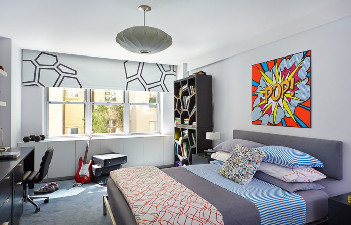 Teenagerzimmer-Interieur