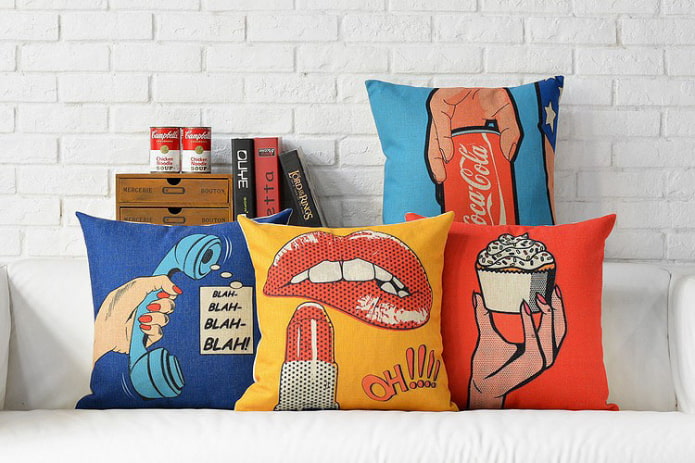 Pop-Art-Kissen