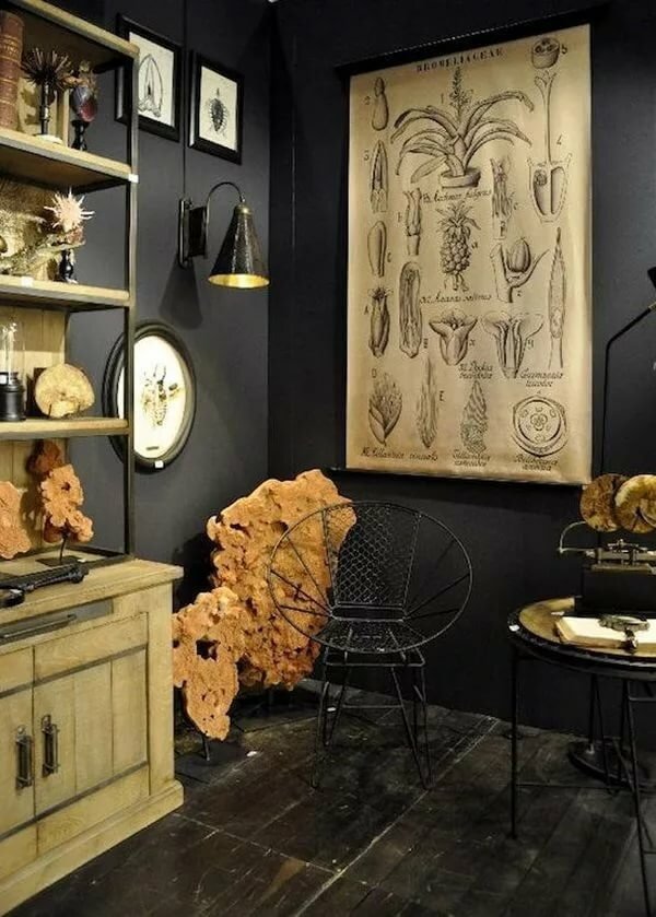 Altes Plakat im Interieur