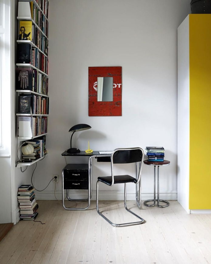 Arbeitsplatz im Bauhaus-Stil